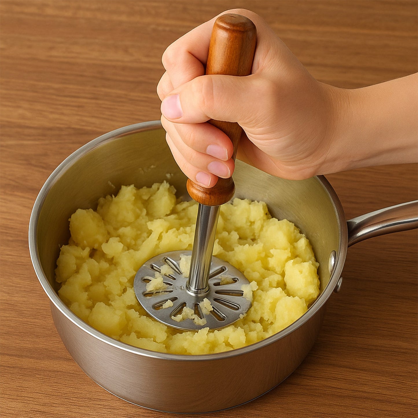 Pavbhaji Masher ‰ÛÒ Strong Kitchen Tool for Mashing Pavbhaji & Vegetables