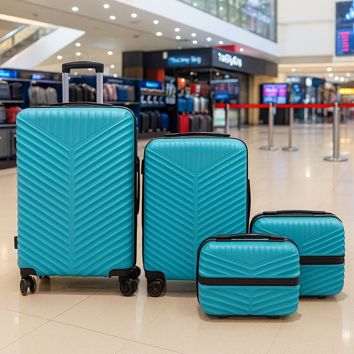 4-in-1 Luggage Set ‰ÛÒ Durable and Stylish Hard Shell Suitcase Set