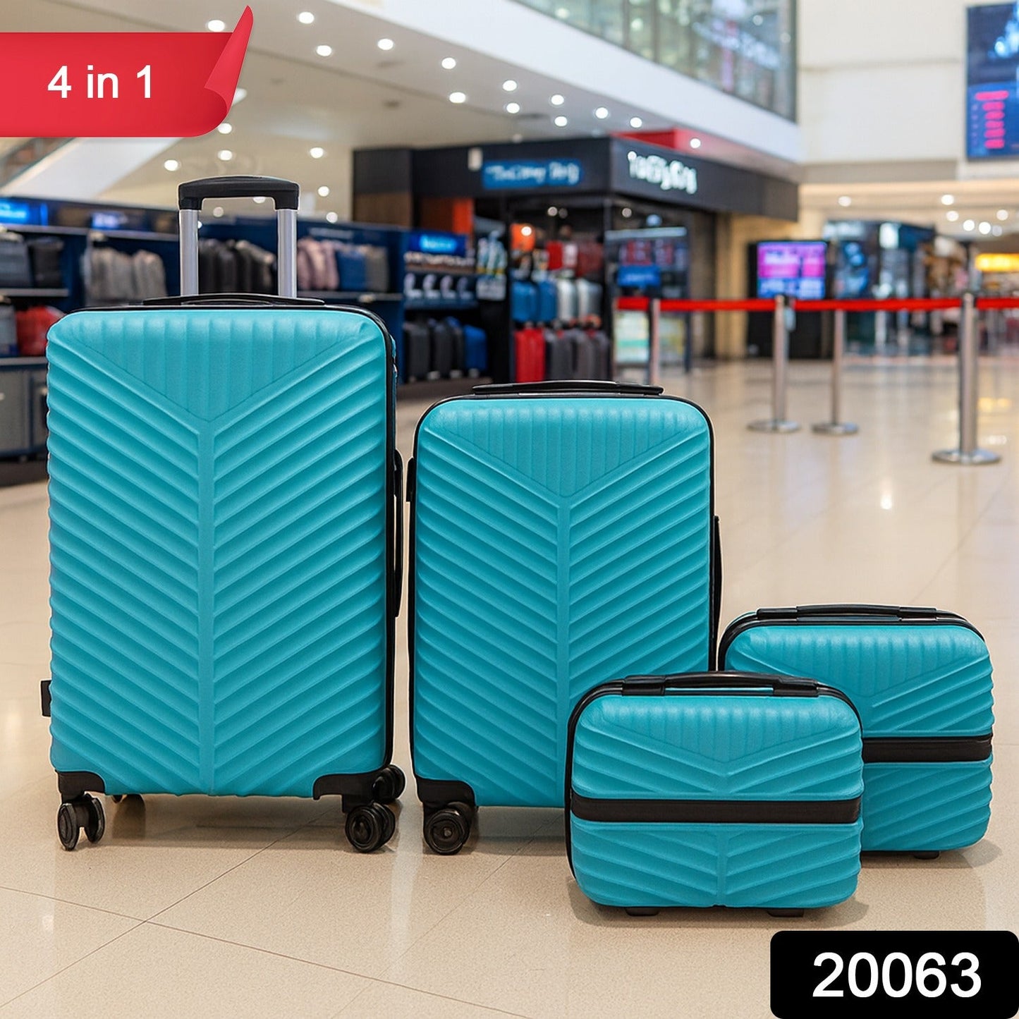 4-in-1 Luggage Set ‰ÛÒ Durable and Stylish Hard Shell Suitcase Set