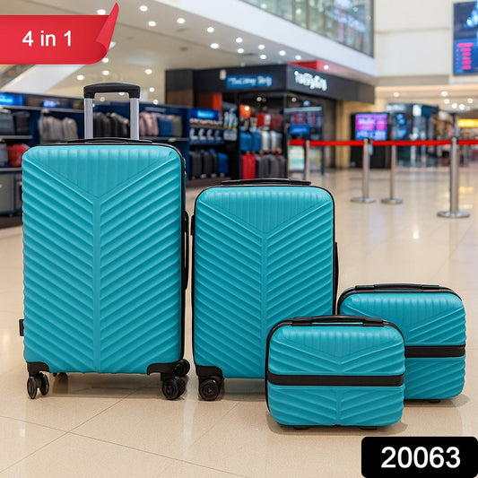 4-in-1 Luggage Set ‰ÛÒ Durable and Stylish Hard Shell Suitcase Set