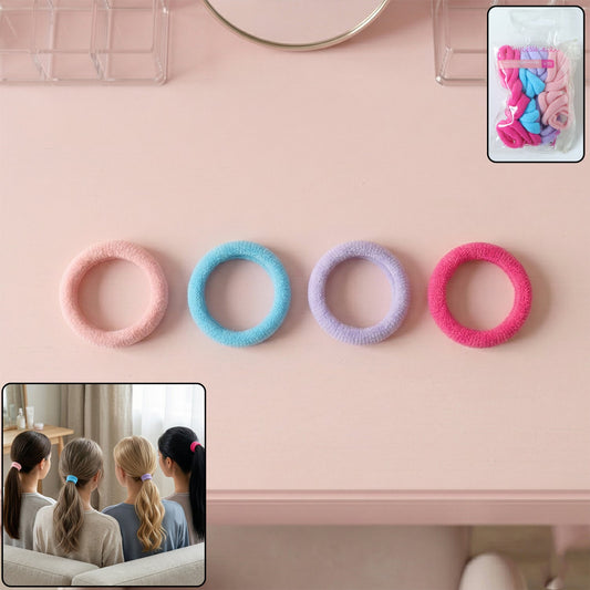 Soft Elastic Hair Bands 35 Pc Set ‰ÛÒ Stretchable No Damage Hair Ties