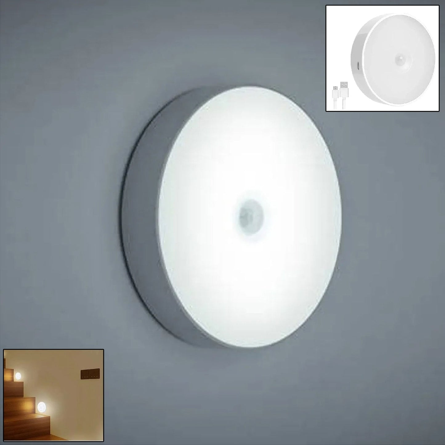 Rechargeable Motion Sensor Night Light (2 Pc)